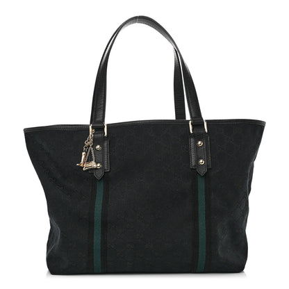 Gucci Monogram Large Jolicoeur Tote Black 1 of 10