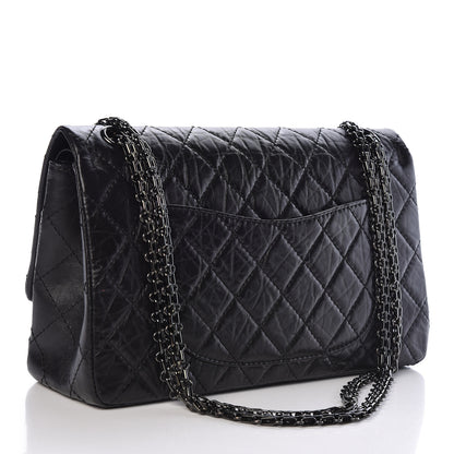 Chanel Aged Calfskin Quilted 2.55 Reissue 226 Flap So Black 3 of 10