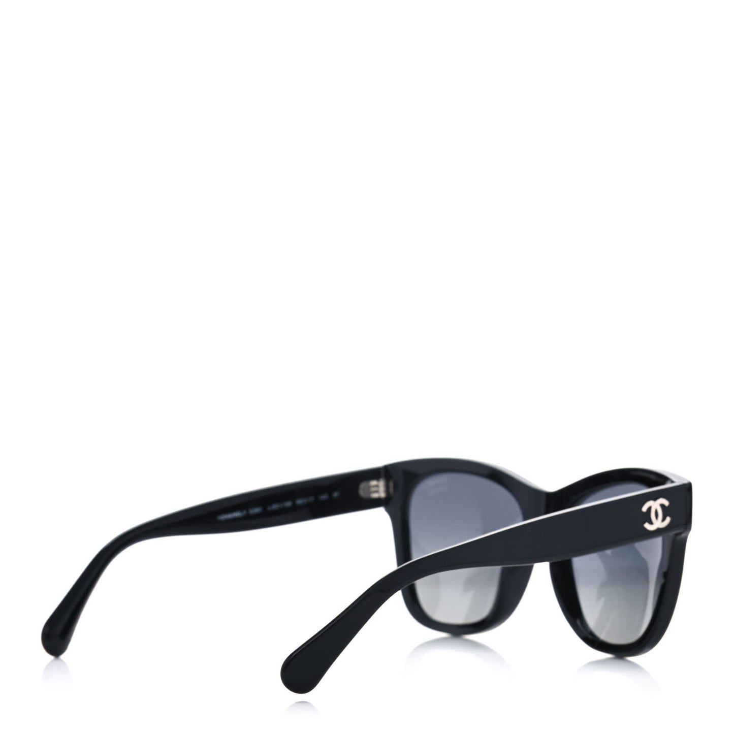 Acetate Polarized Square CC Sunglasses 5380 Black