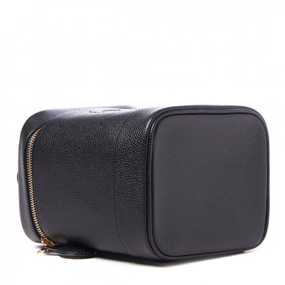 Chanel Caviar Cosmetic Vanity Bag Black 3 of 10