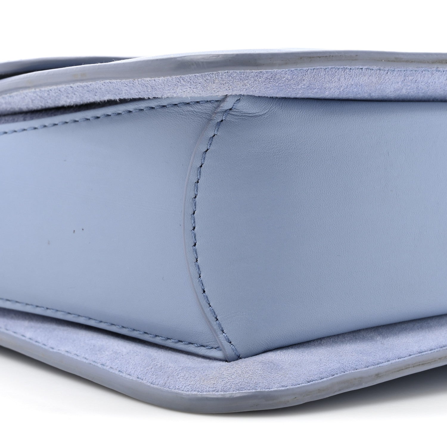 Loro Piana Calfskin Artemis Shoulder Bag Blue 9 of 19