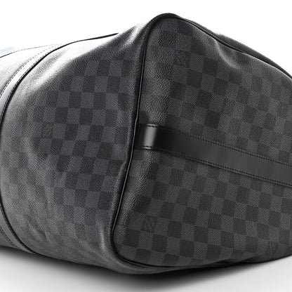 Louis Vuitton Damier Graphite Keepall Bandouliere 55 9 of 12