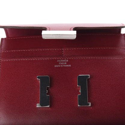 Hermes Veau Tadelakt Constance Short Wallet Rubis 8 of 8