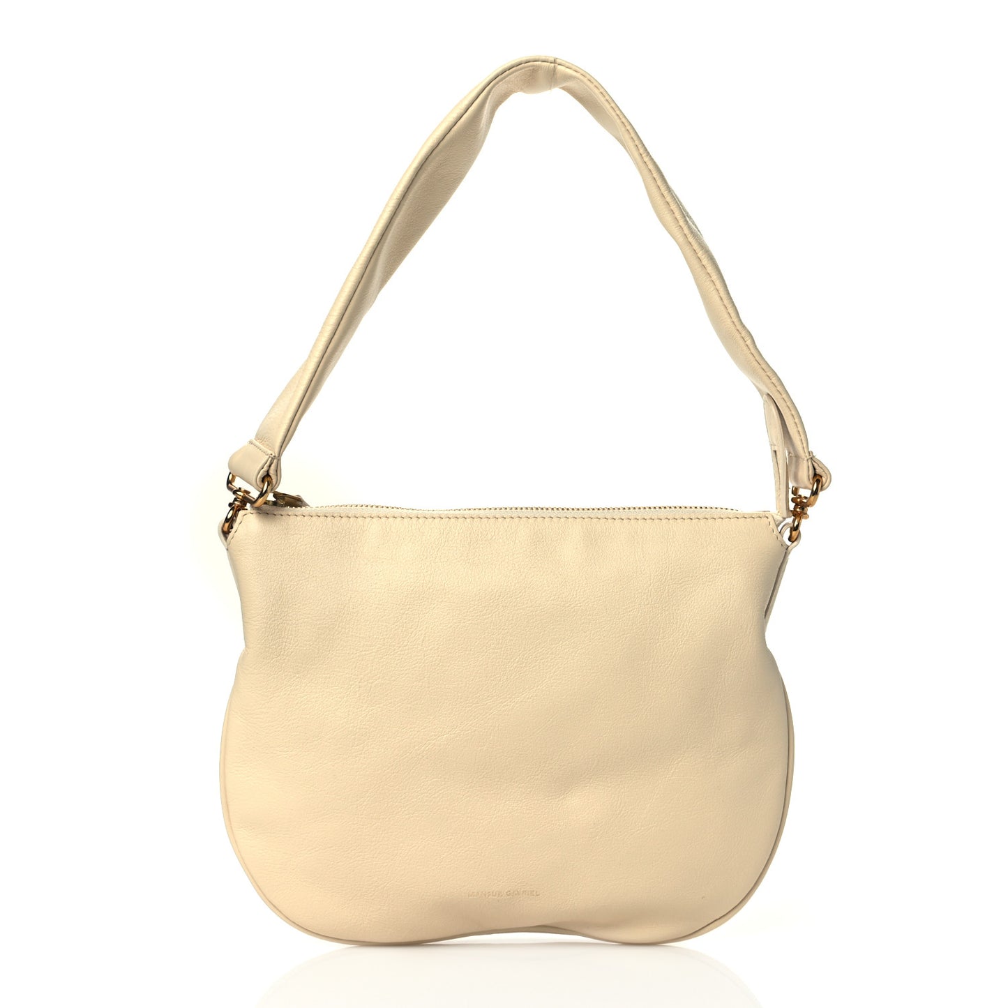 Calfskin Mini Swing Shoulder Bag Crema