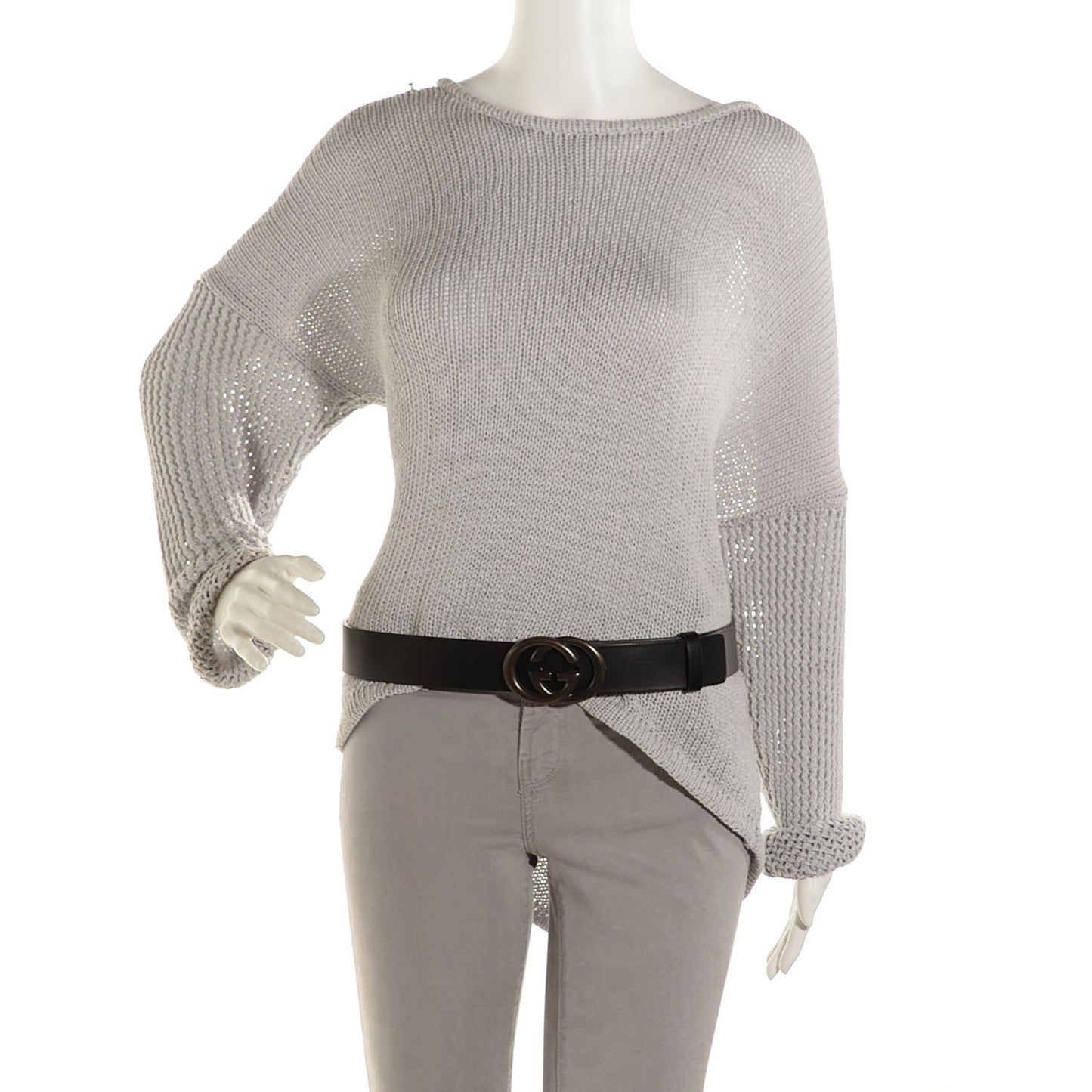 Calfskin Interlocking G Belt 100 40 Black
