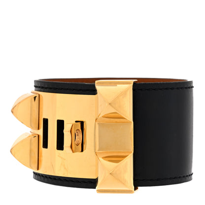 Hermes Box Collier De Chien CDC Bracelet S Black 3 of 6