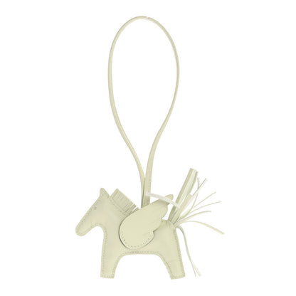 Hermes Milo Lambskin Grigri Rodeo Pegase Horse Bag Charm PM Vert Fizz 1 of 5