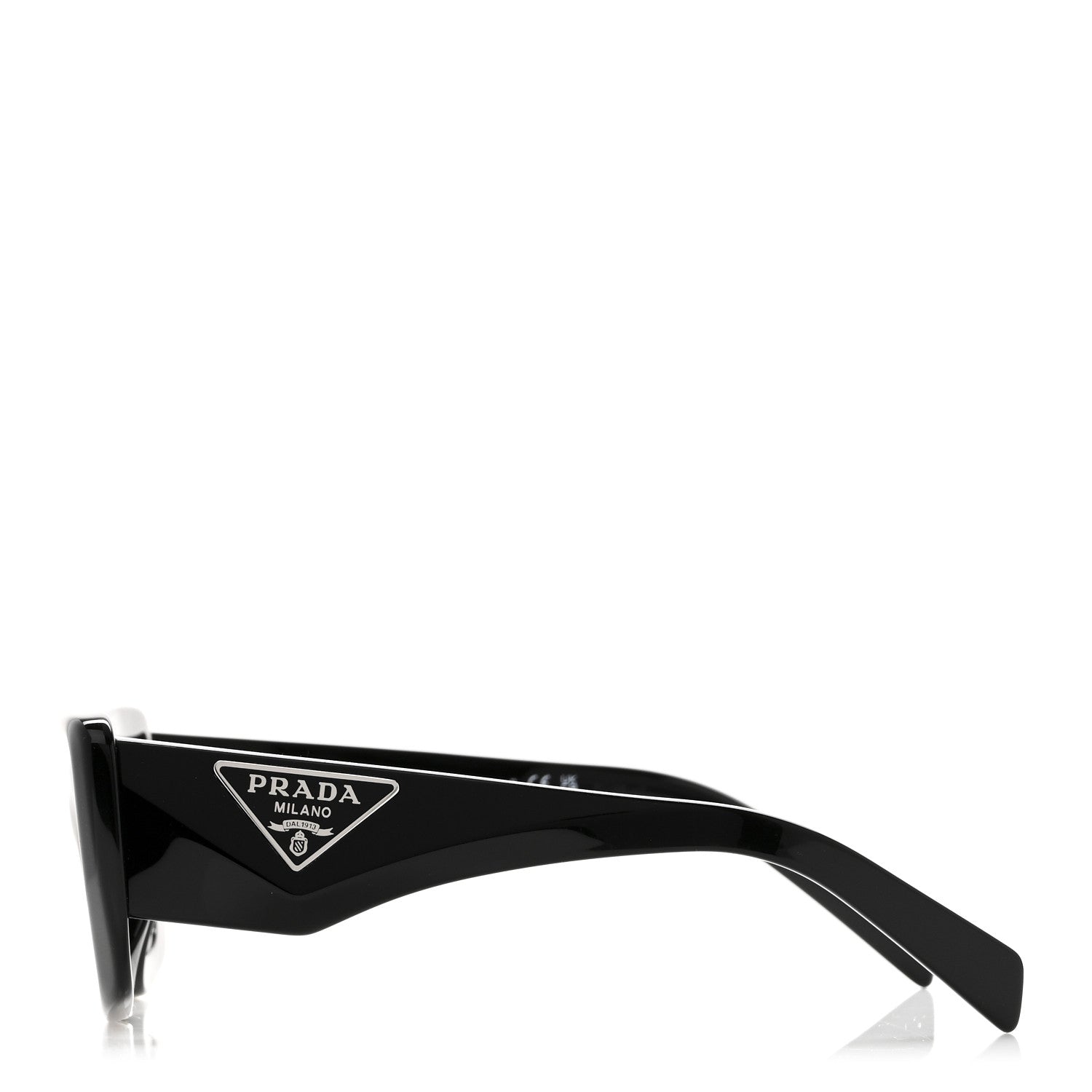 Prada Acetate Symbole Sunglasses SPR 13Z Black 2 of 6