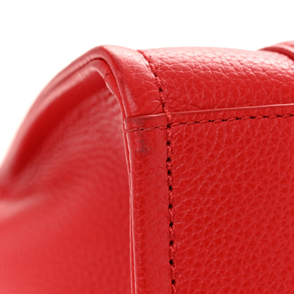 Marc Jacobs Grained Calfskin Small The Tote Bag True Red 12 of 12