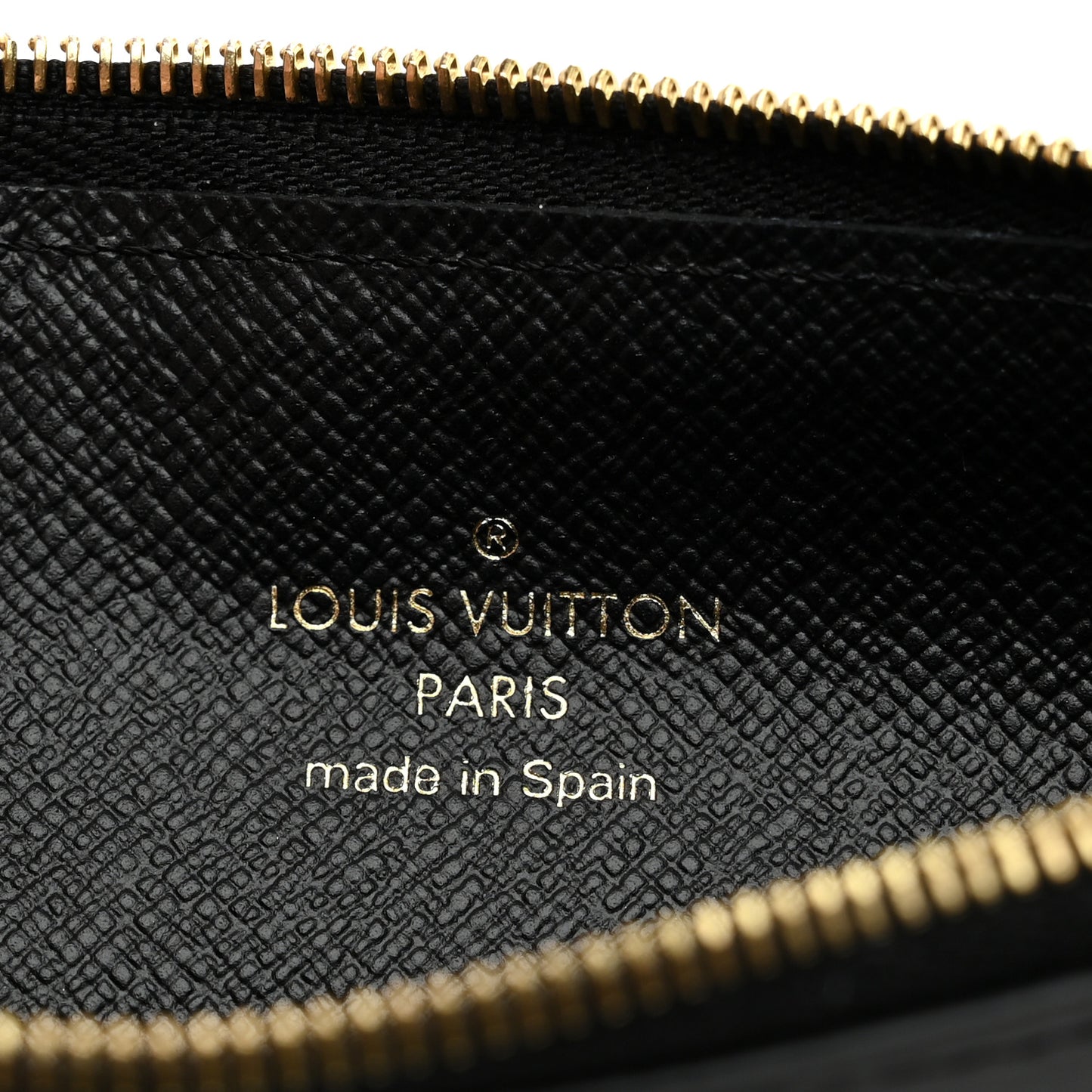 Monogram Slim Purse Black