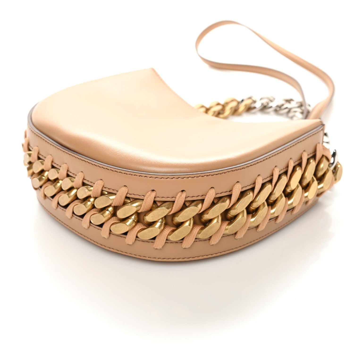 Stella McCartney Eco Alter Nappa Medium Frayme Shoulder Bag Sand 6 of 8