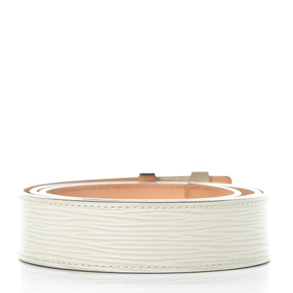 Louis Vuitton Epi Initiales Belt 80 32 Ivory 3 of 9