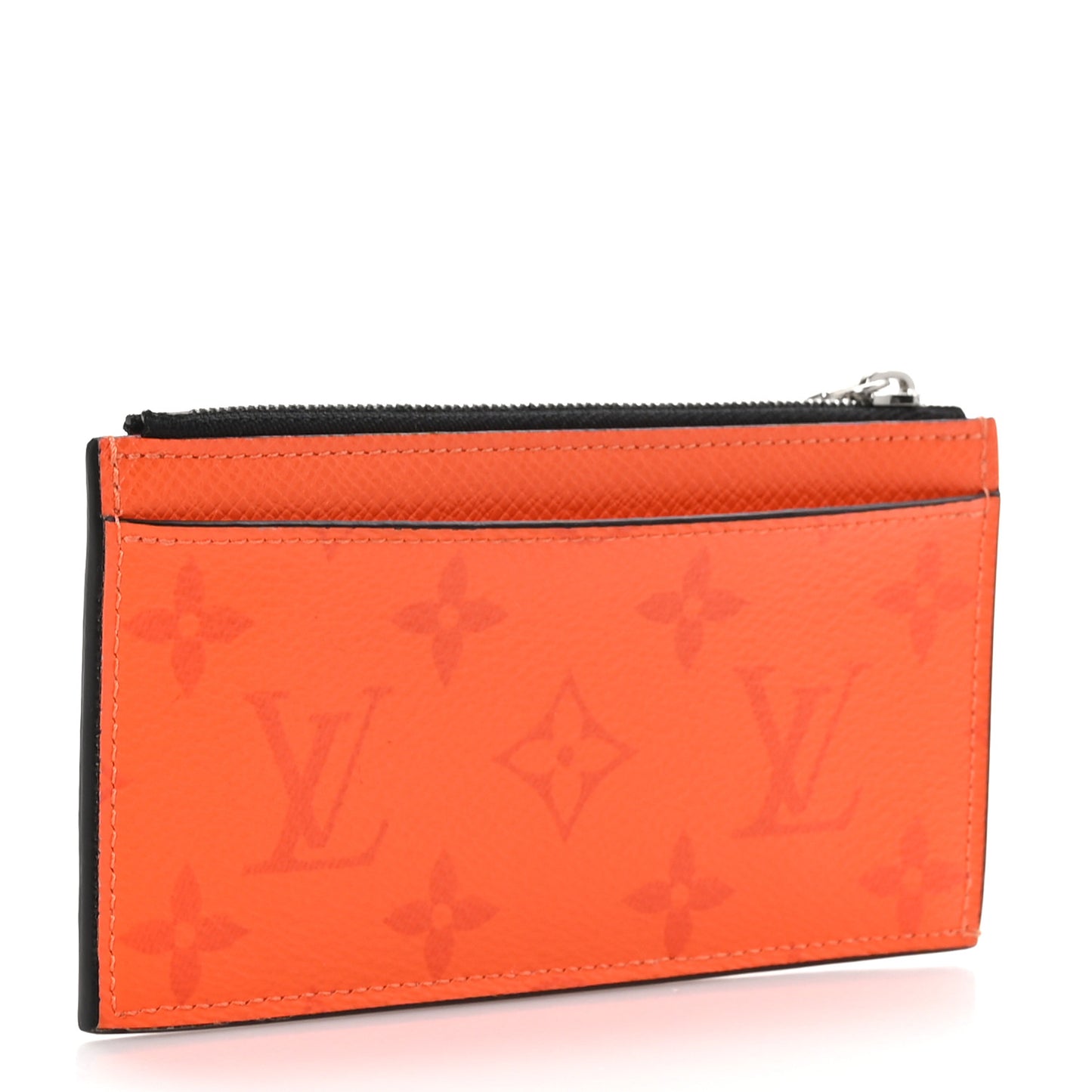 LOUIS VUITTON Taigarama Coin Card Holder Orange