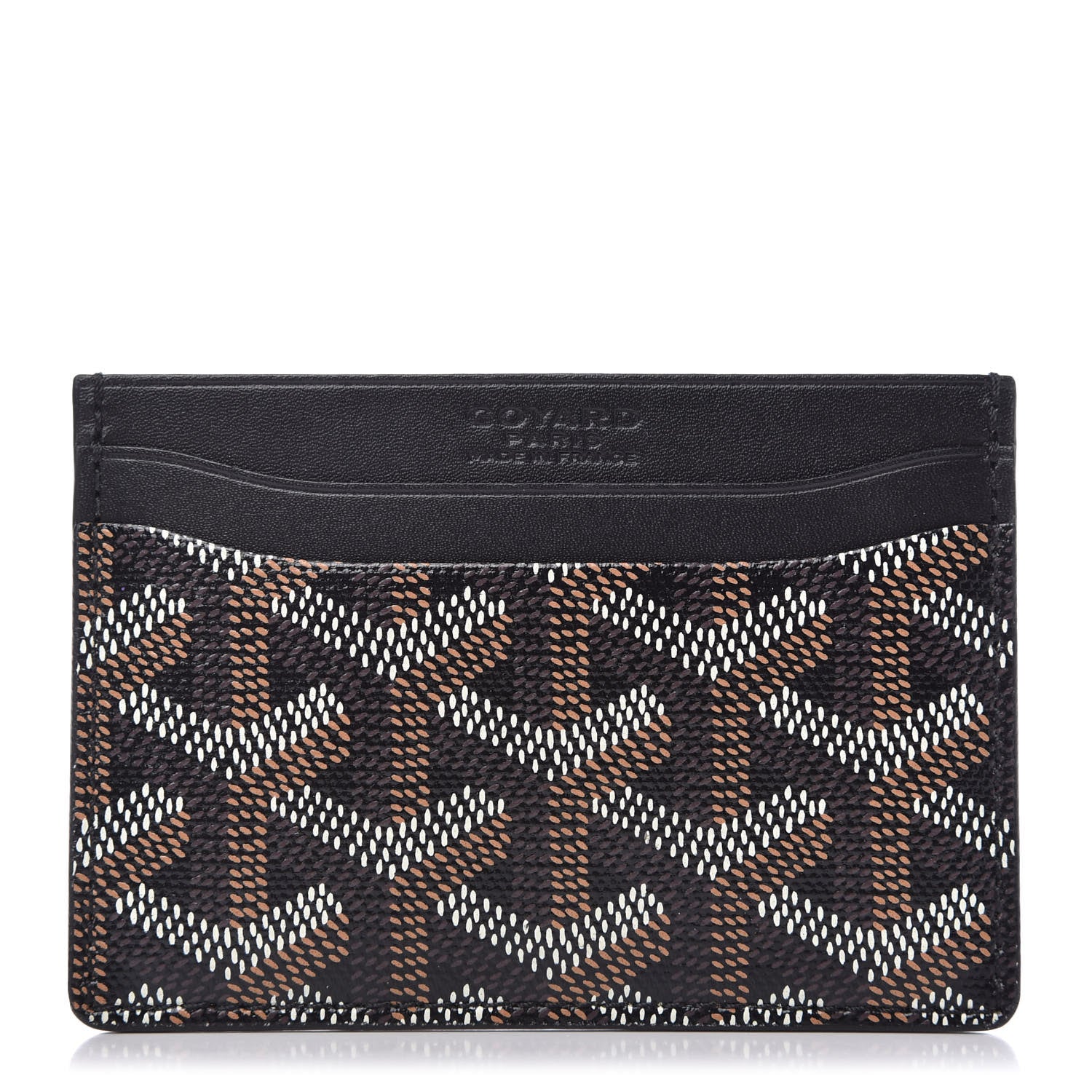 Goyard Goyardine Saint Sulpice Card Holder Black 1 of 6