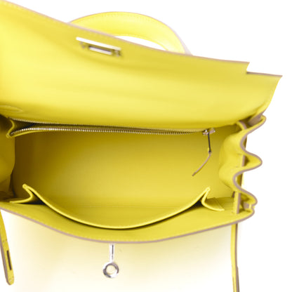 Hermes Swift Kelly Retourne 25 Lime 4 of 10
