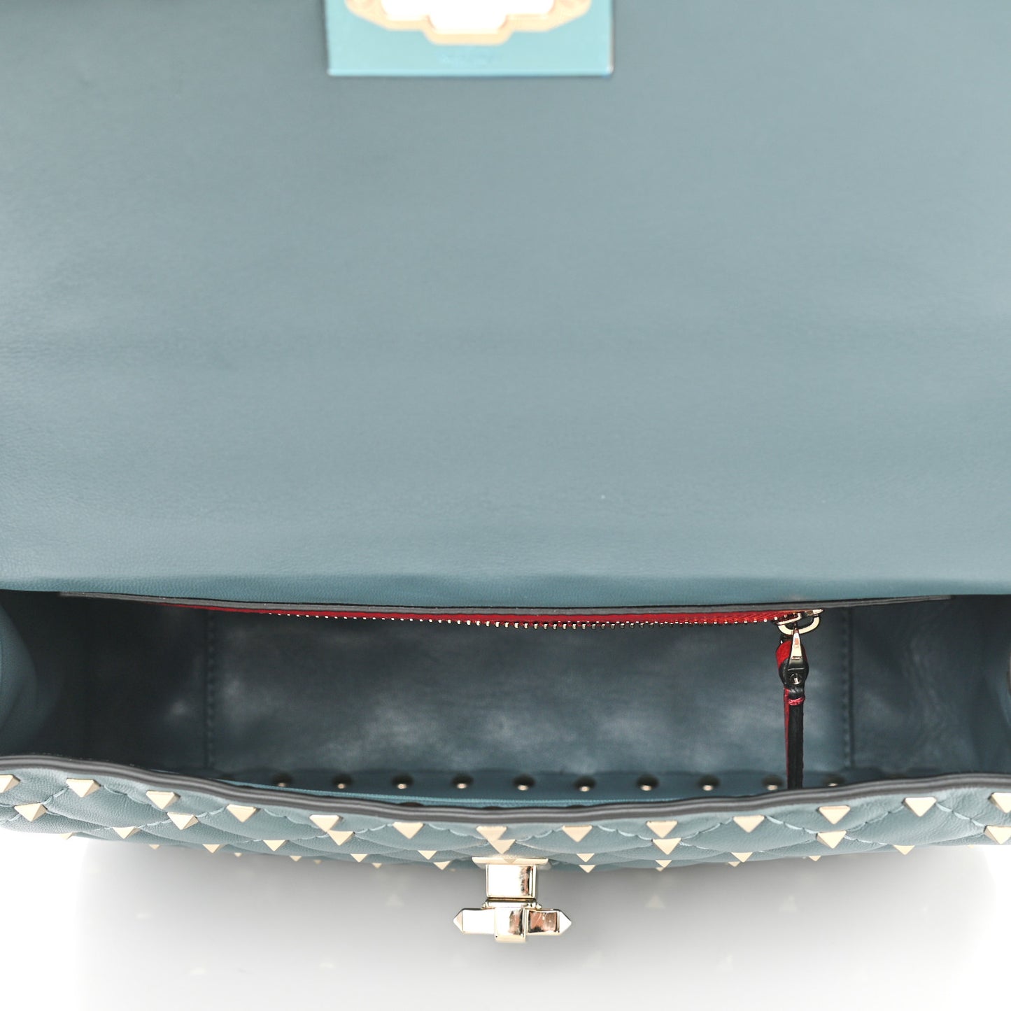 Nappa Medium Rockstud Spike Shoulder Bag Giada