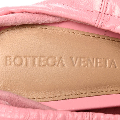 Bottega Veneta Crushed Nappa Glitter Plexiglass Almond Pumps 37.5 Blossom 7 of 7