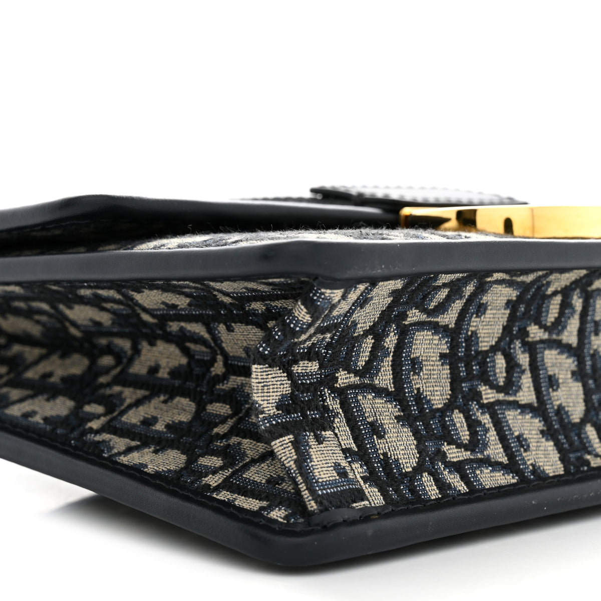 Christian Dior Oblique 30 Montaigne Flap Bag Blue 9 of 10