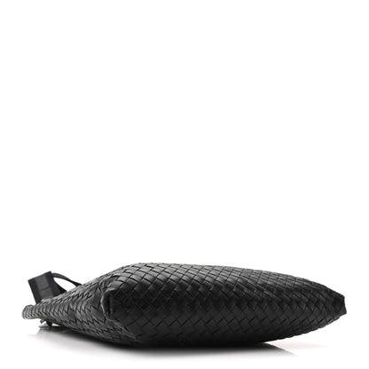 Bottega Veneta Nappa Intrecciato VN Crossbody Messenger Bag Black 4 of 9