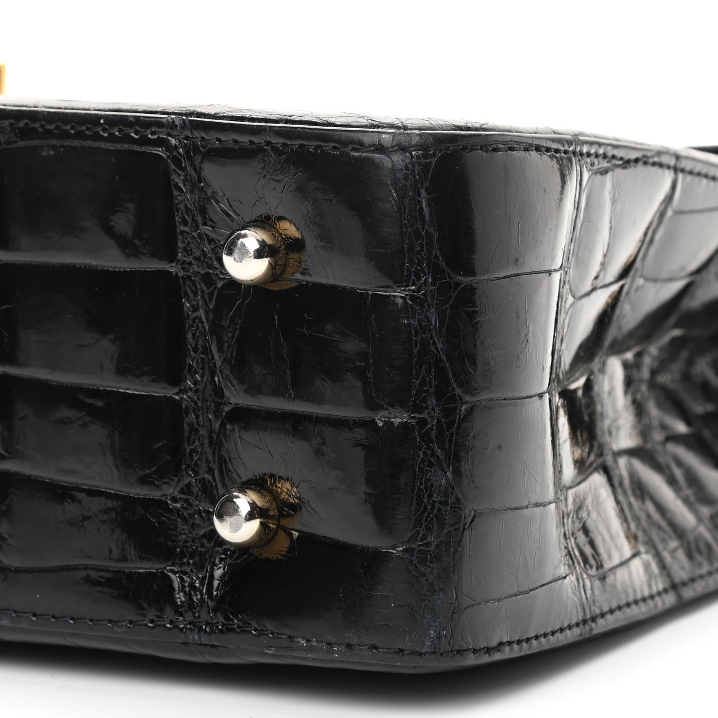 Alligator Jumbo Single Flap Black