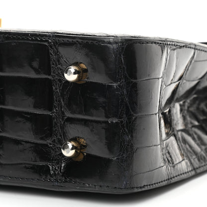 Chanel Alligator Jumbo Single Flap Black 10 of 12