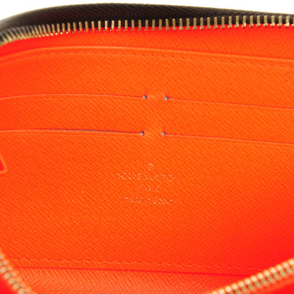 Louis Vuitton Monogram Graffiti Zippy Wallet Orange 6 of 7
