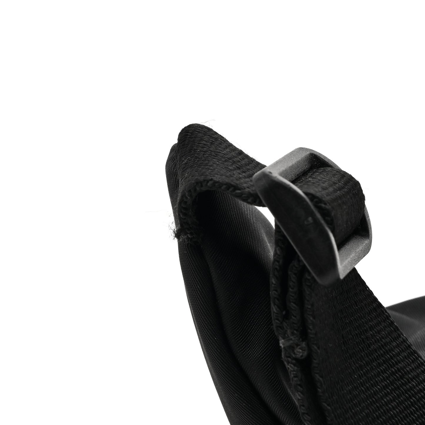 Nylon Rainbow Hologram Belt Bag Black