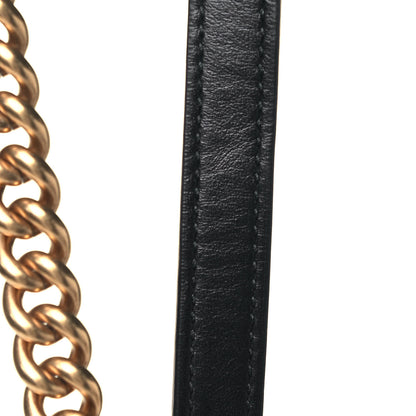 Gucci Calfskin Matelasse Mini GG Marmont Shoulder Bag Black 12 of 12