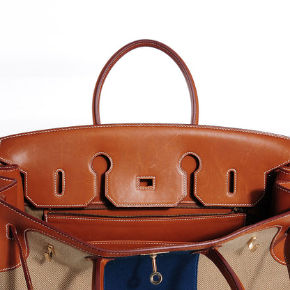 Hermes Toile Natural Barenia Flag Birkin 35 2 of 30