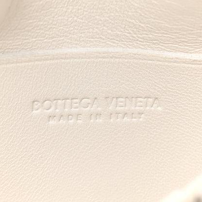 Bottega Veneta Lambskin Maxi Intrecciato Extra Mini Cassette Crossbody Bag White 6 of 9