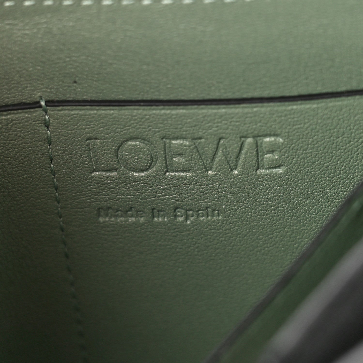 Loewe Grained Calfskin Compact Wallet Antracite 7 of 10
