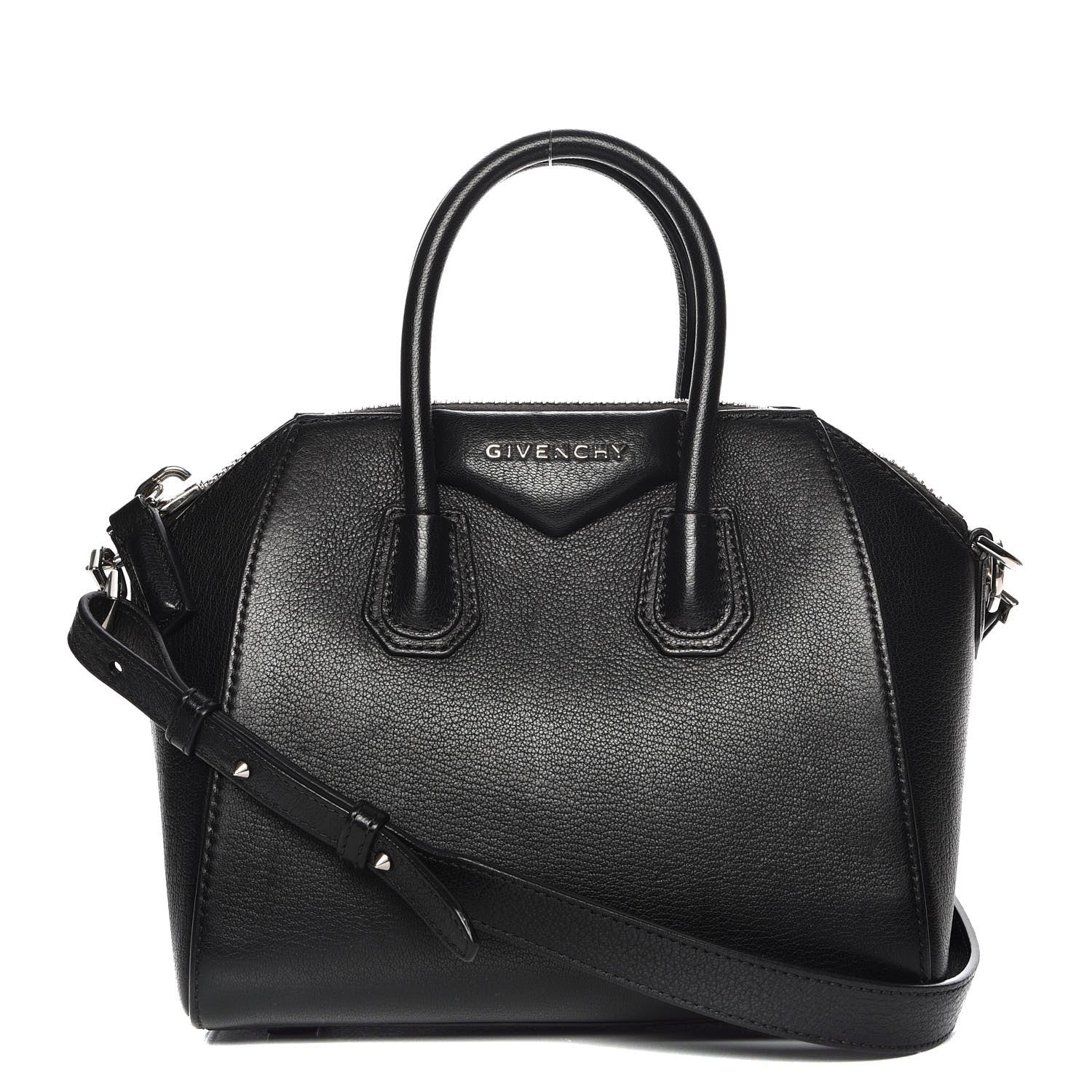 Givenchy Sugar Goatskin Mini Antigona Black 1 of 9
