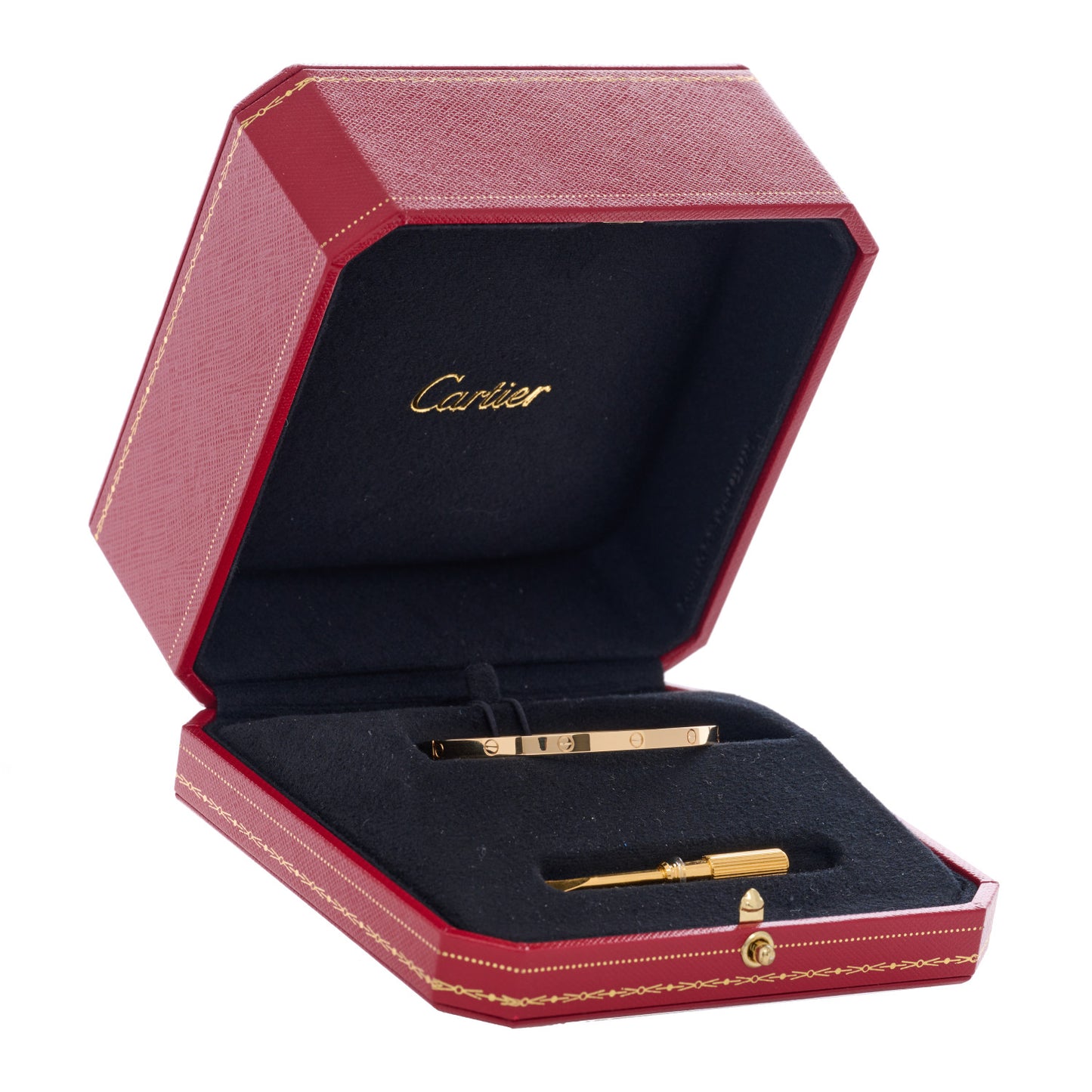 18K Yellow Gold Small LOVE Bracelet 16