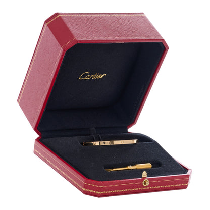 Cartier 18K Yellow Gold Small LOVE Bracelet 16 5 of 5