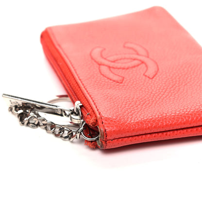 Chanel Caviar Timeless CC Key Holder Red 11 of 11