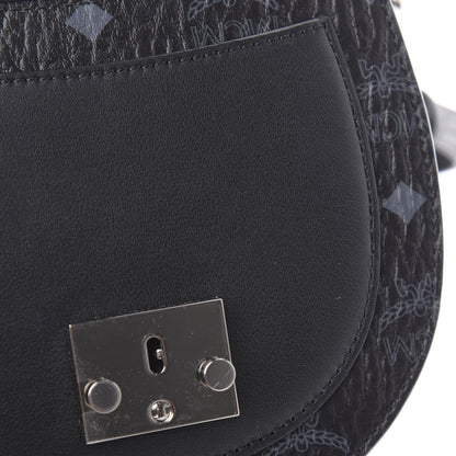 MCM Visetos Mini Patricia Crossbody Bag Black 7 of 10