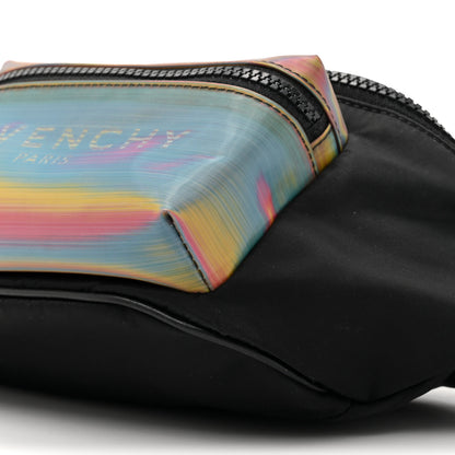 Givenchy Nylon Rainbow Hologram Belt Bag Black 8 of 10