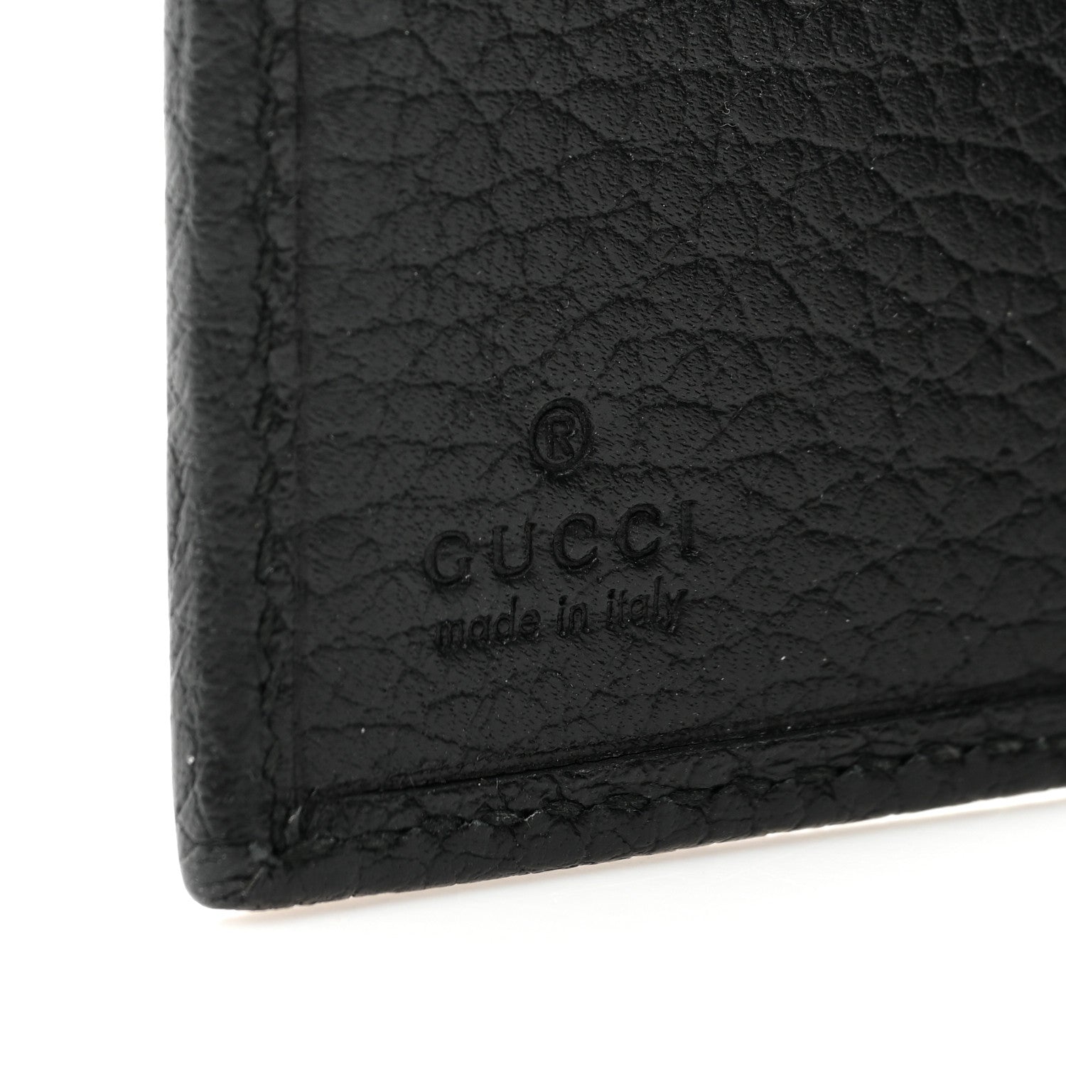 Gucci Dollar Calfskin Double G French Flap Wallet Black 6 of 7