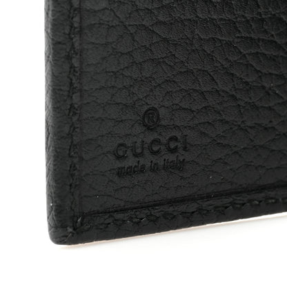 Gucci Dollar Calfskin Double G French Flap Wallet Black 6 of 7