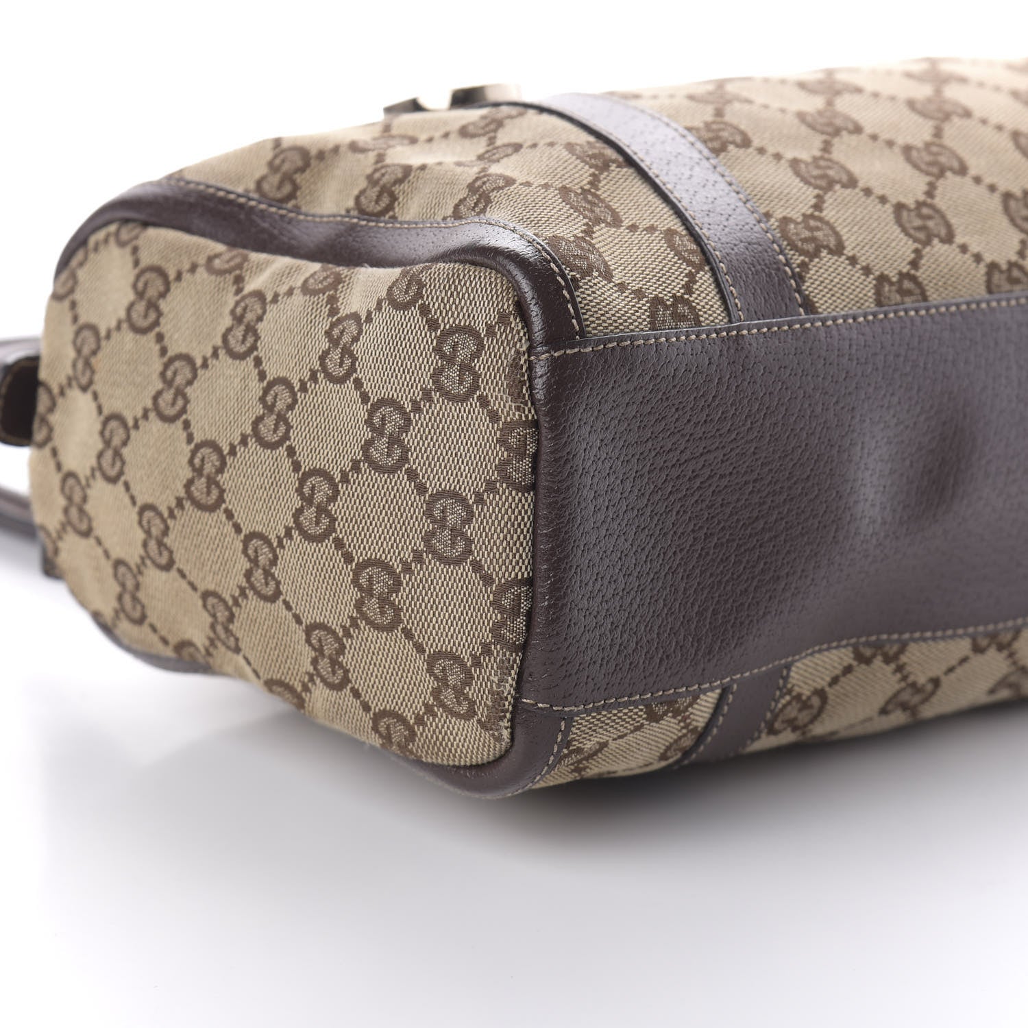 Gucci Monogram Small Abbey Boston Dark Brown 6 of 10