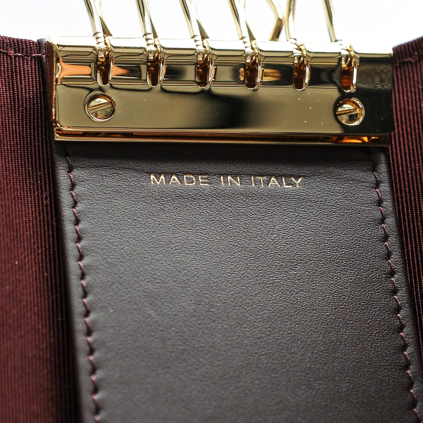 Caviar Quilted 6 Key Holder Black