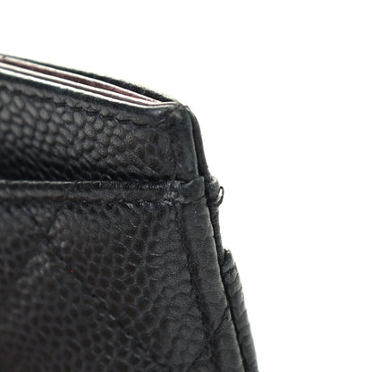 Chanel Caviar Quilted Card Holder Black 9 of 10