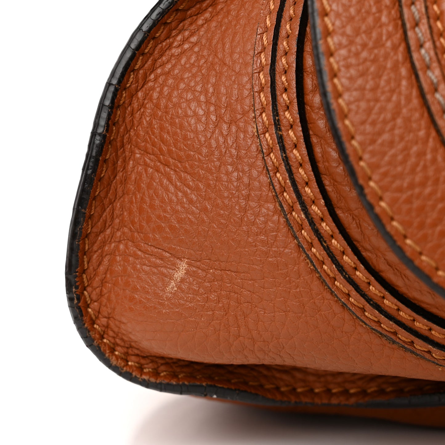 Calfskin Medium Marcie Satchel Tan