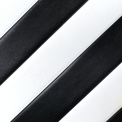 Off-White Saffiano Striped Diag Box Bag Black White 15 of 16