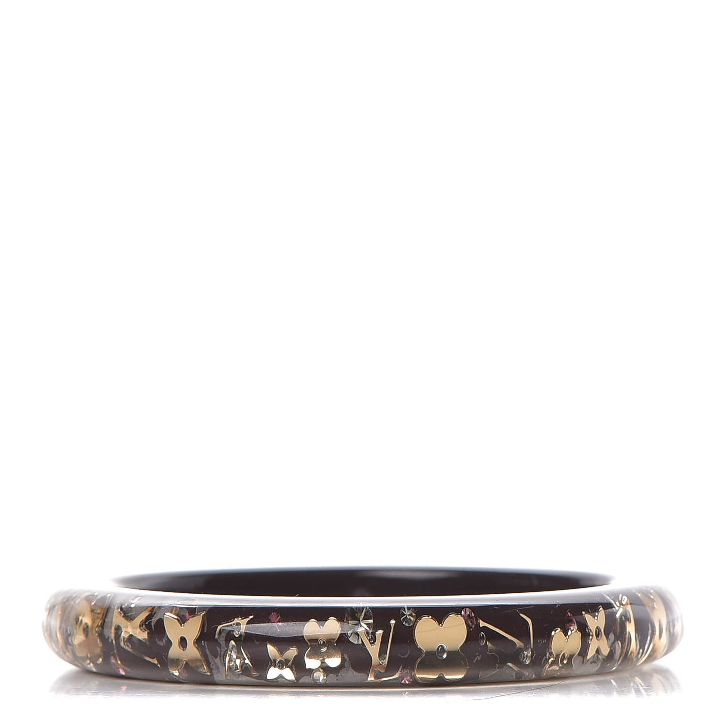 Resin Swarovski Small Inclusion Bracelet Marron