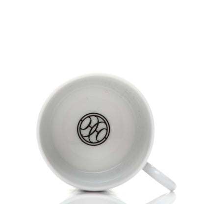 Hermes Porcelain H Deco Coffee Cup And Saucer Set Of 2 Black 3 of 9