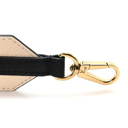 Louis Vuitton Empreinte Monogram Bandouliere Shoulder Strap Black Beige 3 of 4