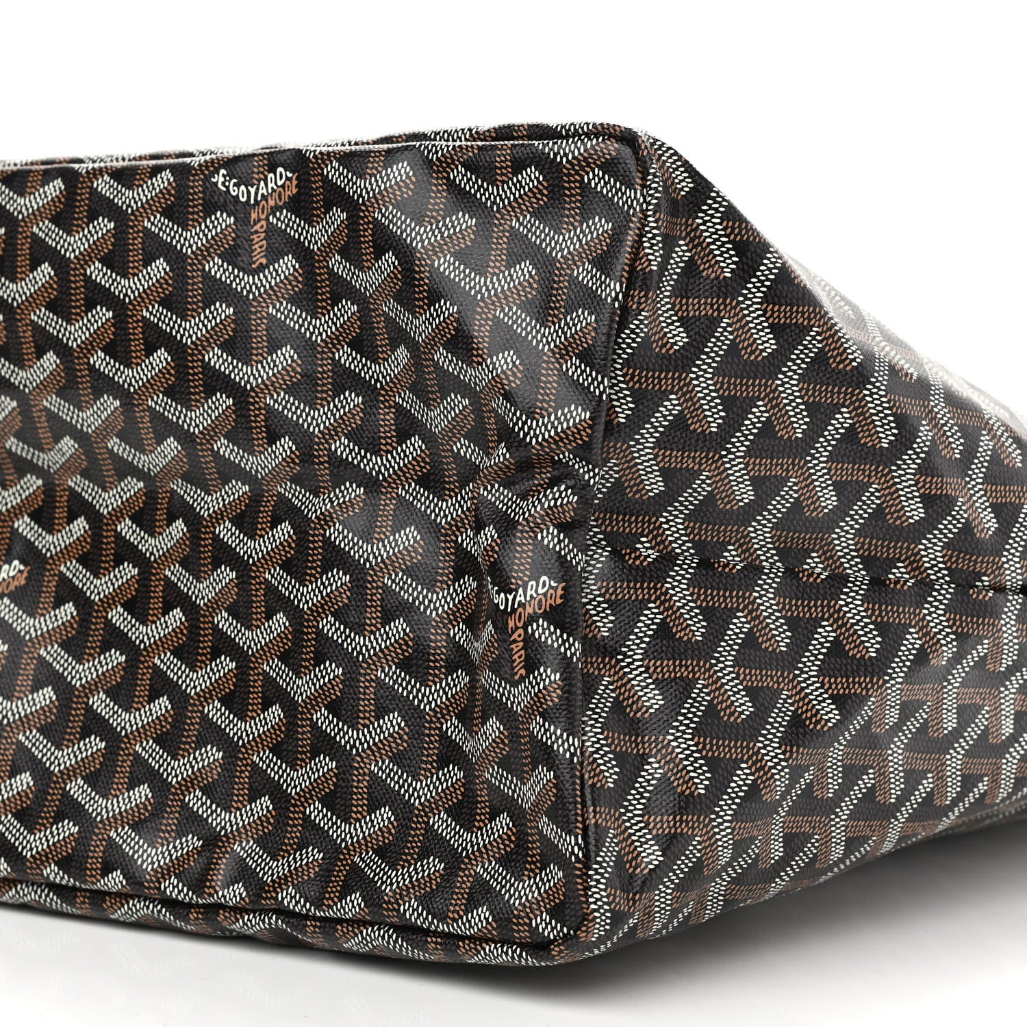 Goyard Goyardine Saint Louis GM Black Gold 10 of 10