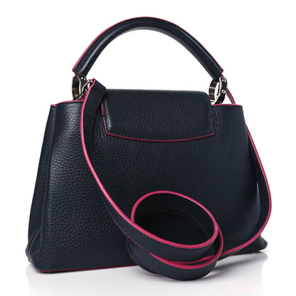 Louis Vuitton Taurillon Capucines BB Cobalt Fuchsia 3 of 12