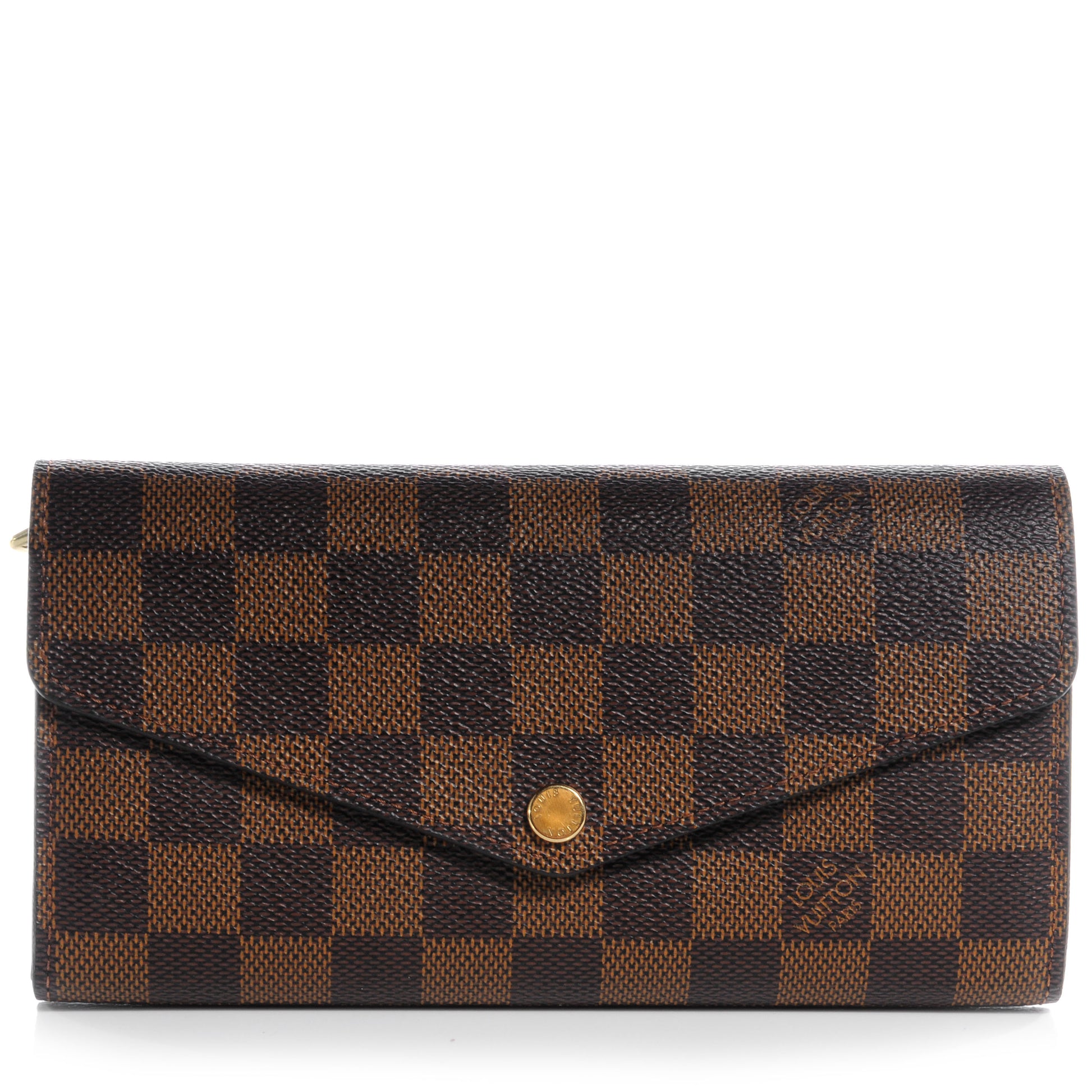 Louis Vuitton Damier Ebene Sarah Wallet NM 1 of 10